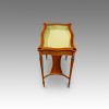 Edwardian inlaid curio table side view