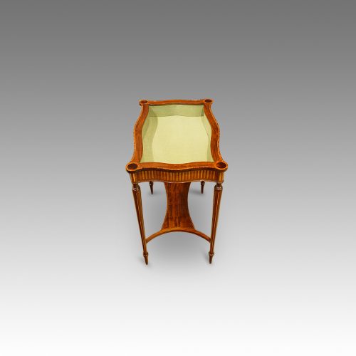 Edwardian inlaid curio table top