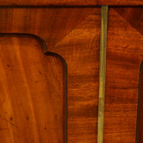 Georgian mahogany breakfront bookcase door divider (2)