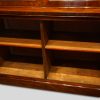 Georgian mahogany breakfront bookcase interior