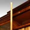 Georgian mahogany breakfront bookcase sliding door stay