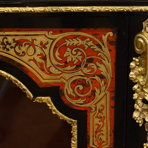 Pair of Victorian boulle cabinets boulle work