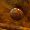 Victorian burr walnut chest of drawers knob handle
