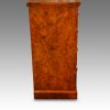 Victorian burr walnut chest of drawers side