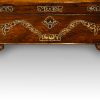 Antique rosewood inlaid MOP box front