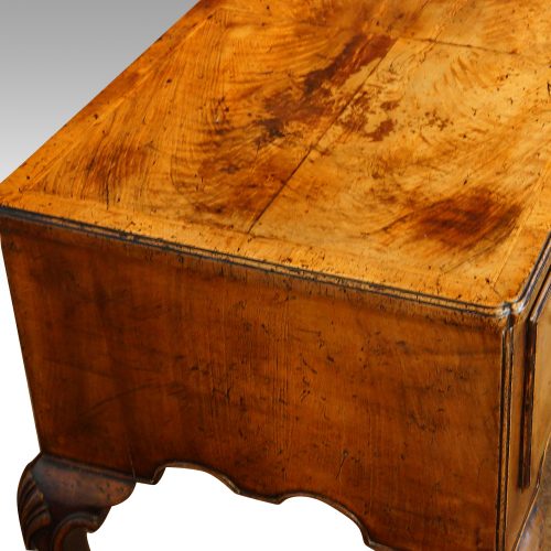 Antique walnut lowboy end