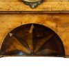Antique walnut lowboy sunburst
