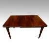 Edwardian mahogany small extending dining table