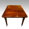 Edwardian mahogany small extending dining table end