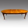 Edwardian walnut extending dining table side
