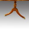 Georgian style mahogany 3 pillar dining table end column