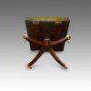 Leather revolving desk chair base