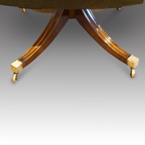 Leather revolving desk chair legs