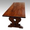 Oak refectory dining table top