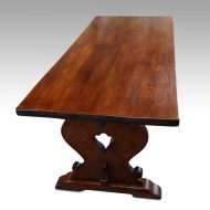 Oak refectory dining table top