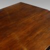 Oak refectory dining table top end
