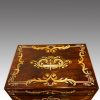 Victorian inlaid rosewood fitted box top