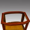 Edwardian inlaid curio display cabinet top