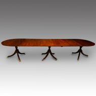 Edwardian mahogany 12ft long dining table