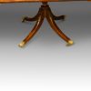 Edwardian mahogany 12ft long dining table centre pedestal