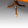 Edwardian mahogany 12ft long dining table end pedestal