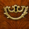 George I walnut chest on chest escutcheon