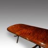 George V mahogany 3 pillar dining table detail