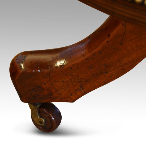 Maples Edwardian revolving desk chair leg