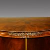 Maples serpentine mahogany side cabinet carving