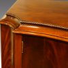 Maples serpentine mahogany side cabinet top beading