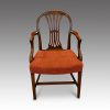 Set of 8 mahogany Hepplewhite dining chairs, armchair