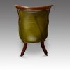 William IV mahogany bergere chair rear