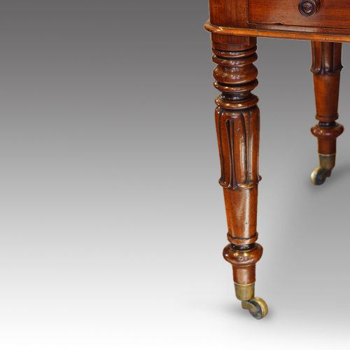William IV writing table front leg