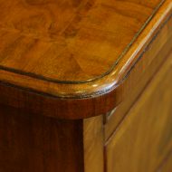 19thc. walnut chest of drawers top
