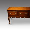 Antique oak small dresser front detail