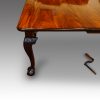 Edwardian mahogany 2 leaf extending dining table corner