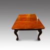 Edwardian mahogany 2 leaf extending dining table1 leaf