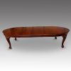 Edwardian mahogany 3 leaf extending dining table