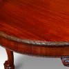 Edwardian mahogany 3 leaf extending dining table apron