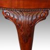 Edwardian mahogany 3 leaf extending dining table carved knee