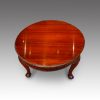 Edwardian mahogany 3 leaf extending dining table closed