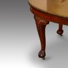 Edwardian mahogany 3 leaf extending dining table leg