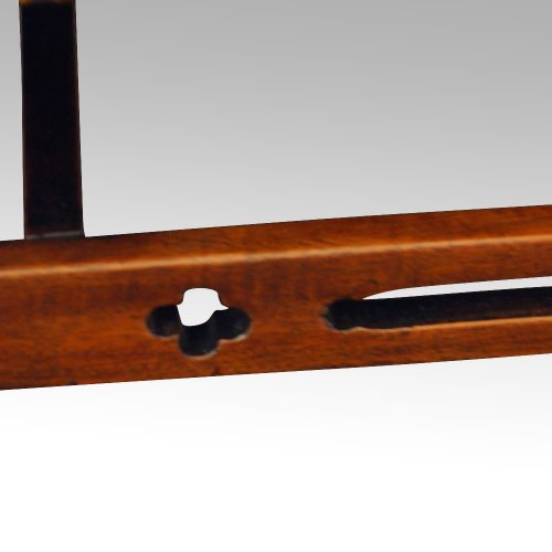 Edwardian mahogany camel back sofa stretcher