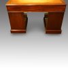 Edwardian mahogany pedestal desk rear