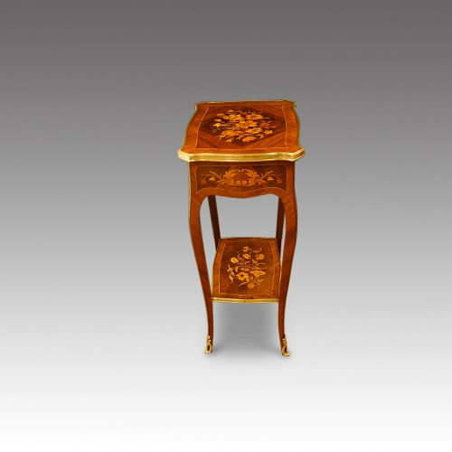 French marquetry sidetable side