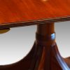 Mahogany twin pillar dining table edge