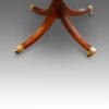 Mahogany twin pillar dining table legs