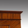 Regency mahogany press wardrobe cornice