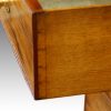 Regency mahogany press wardrobe drawer lining