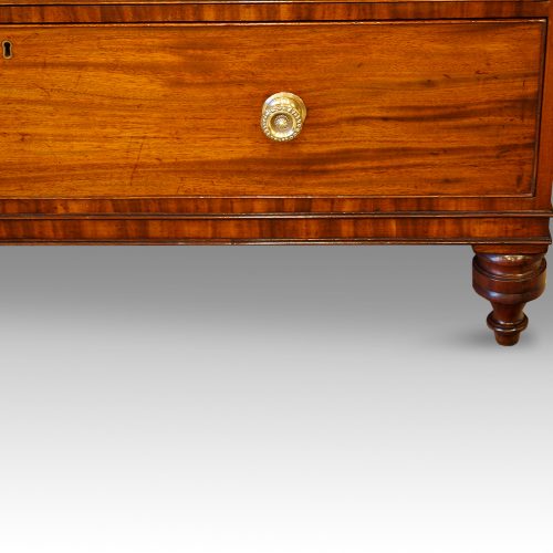 Regency mahogany press wardrobe handle